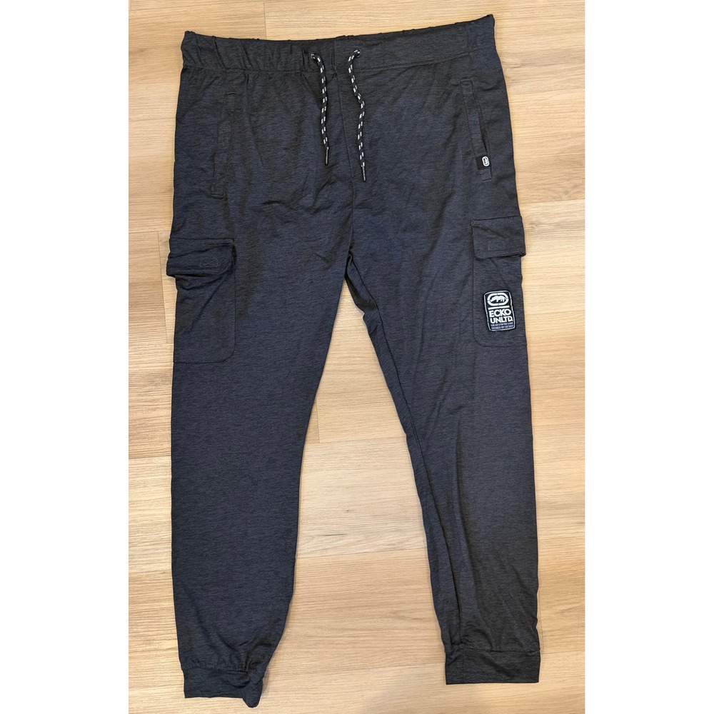 Ecko Unltd. Jogger Pants Gray/Black Size 2XL